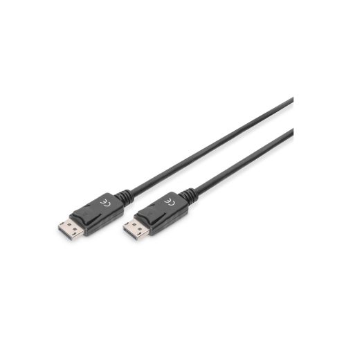 Кабель мультимедійний DisplayPort to DisplayPort 3.0m UHD 4K M/M Black Digitus (AK-340100-030-S)