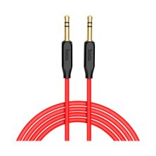 Кабель мультимедійний 3.5mm M to 3.5mm M 1.0m UPA11 Black HOCO (6957531079293)