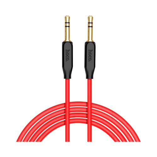 Кабель мультимедійний 3.5mm M to 3.5mm M 1.0m UPA11 Black HOCO (6957531079293)