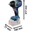 Гайковерт Bosch GDS 18V-750C 18V, до 3000об/хв, 270/380/750Нм, квадрат 1/2, 1.7кг (без АКБ та ЗП) (0.601.9L9.000) - Зображення 1