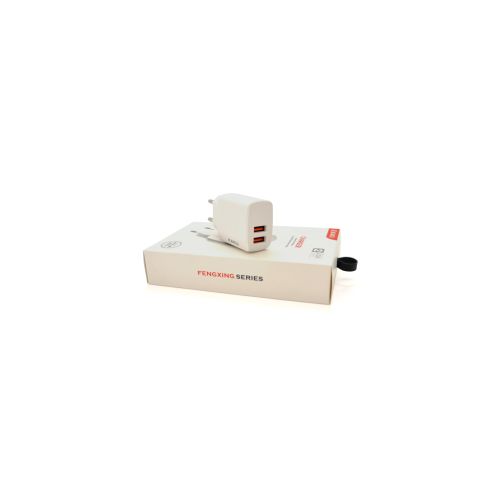 Зарядний пристрій iKAKU KSC-179 2xUSB 2.4A White (KSC-179-FENGXING)
