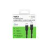 Дата кабель USB-C to USB-C 2.0m 240W black Belkin (CAB025HQ2MBK) - Изображение 2