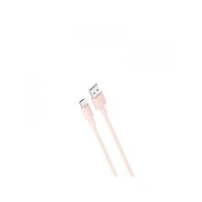 Дата кабель USB 2.0 AM to Micro 5P 1.0m 2.4A pink XO (NB156-M-PN)