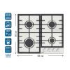 Варочная поверхность PRIME Technics PGH 50016 FIXC - Изображение 1