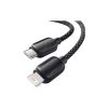 Дата кабель USB-C to Lightning 2.0m 20W black Essager (EXCTL-WLA01-P) - Зображення 2