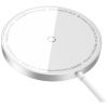 Зарядное устройство Baseus Simple Mini3 Magnetic Wireless Charger 15W Silver (CCJJ040012) - Изображение 2