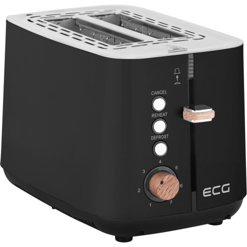 Тостер ECG ST 2768 Timber Black Тостер ECG ST 2768 Timber Black