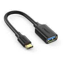 Перехідник OTG USB 3.0 AF to USB-C US154 black Ugreen (30701)