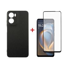 Чохол до мобільного телефона Dengos Motorola G05 Carbon+glass Blue (DG-KM-178)