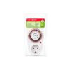 Таймер-розетка EUROELECTRIC 16A/3680W 24Н, White (ST-16A/3,68kW(M)) - Зображення 1