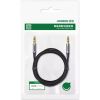 Кабель мультимедійний 3.5mm M to 3.5mm M 1.0m (4pin) AV183 gray Ugreen (10648) - Зображення 2
