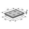 Варочна поверхня Ventolux HG640-S1 GEET (BK) - Зображення 1
