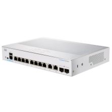 Комутатор мережевий Cisco CBS350-8T-E-2G-EU