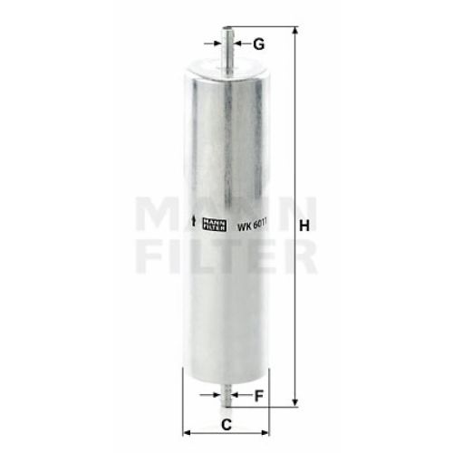 Фильтр топливный Mann WK6011