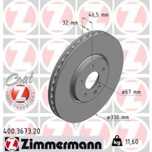 Гальмівний диск ZIMMERMANN 400.3673.20