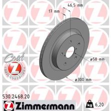 Тормозной диск ZIMMERMANN 530.2468.20