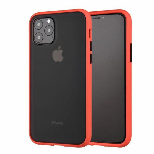 Чехол для моб. телефона MakeFuture Apple iPhone 11 Pro Max Frame (Matte PC+TPU) Red (MCMF-AI11PMRD)