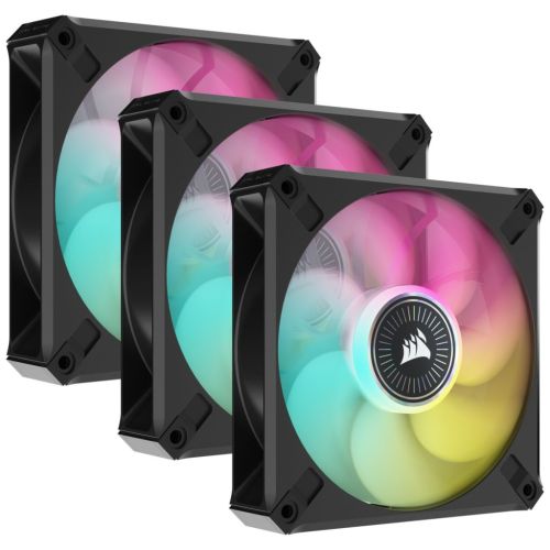 Кулер для корпуса Corsair iCUE ML120 RGB Elite Premium Triple Pack (CO-9050113-WW)