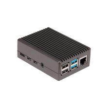 Корпус к промышленному ПК Raspberry Pi Pi 4B Black Aluminium Alloy (RA759)