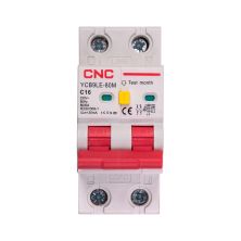 Дифференциальный автоматический выключатель CNC YCB9LE-80M 2P C16 6000A 30mA (NV821877)