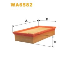 Повітряний фільтр для автомобіля Wixfiltron WA6582