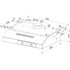 Вытяжка кухонная Faber 741 Base W A60, білий (300.0557.477) - Изображение 1