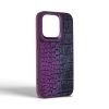 Чехол для мобильного телефона Harder Glamorous Croco Apple iPhone 15 Pro Dark Purple (ARM76763) - Изображение 1