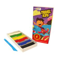 Пластилин ГАММА'UA Travel kids Со стеком 6 цветов 72 г (4820072539811)