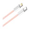 Дата кабель USB-C to Lightning 1.0m 27W pink ColorWay (CW-CBPDCL061-P) - Изображение 1