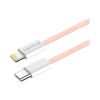 Дата кабель USB-C to Lightning 1.0m 27W pink ColorWay (CW-CBPDCL061-P) - Изображение 3