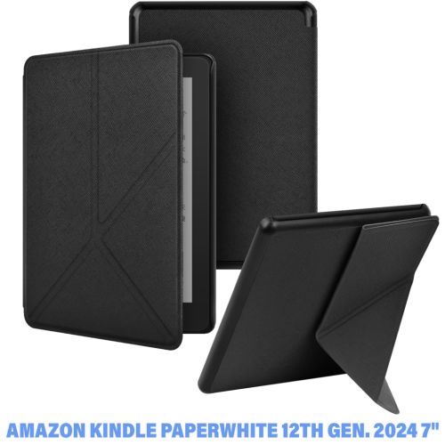 Чохол до електронної книги BeCover Ultra Slim Origami Amazon Kindle Paperwhite 12th Gen. 2024 7 Black (712837)