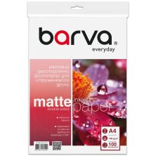 Фотопапір Barva A4, Everyday, Matted, double-sided, 140g/m2, 100c (IP-BE140-414) Фотопапір Barva A4, Everyday, Matted, double-sided, 140g/m2, 100c (IP-BE140-414)