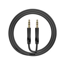 Кабель мультимедійний 3.5mm M to 3.5mm M BL16 black BOROFONE (6974443389166)