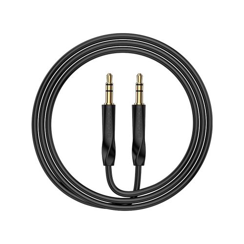 Кабель мультимедійний 3.5mm M to 3.5mm M BL16 black BOROFONE (6974443389166)