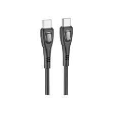 Дата кабель USB-C to USB-C 1.0m 60W Superior BX98 black BOROFONE (6941991104497) Дата кабель USB-C to USB-C 1.0m 60W Superior BX98 black BOROFONE (6941991104497)