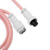 Дата кабель USB-C + USB A to USB-C 1.36m Coiled Aviator pink Keychron (CAB15_KEYCHRON) - Изображение 2
