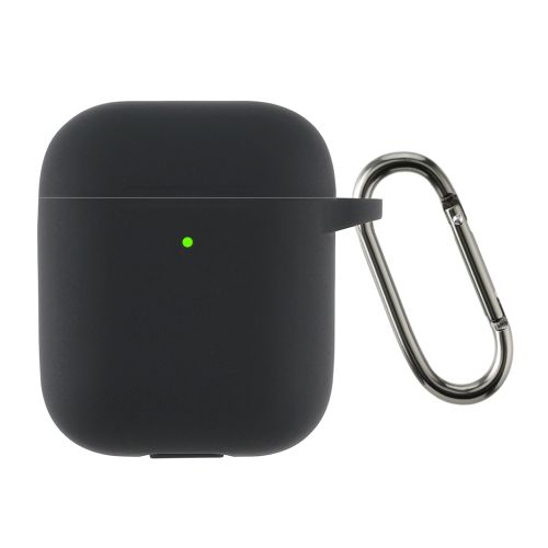 Чехол для наушников Armorstandart Ultrathin Silicone Case With Hook для Apple AirPods 2 Black (ARM59679)