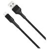 Дата кабель USB 2.0 AM to Micro 5P 1.0m 2.1A black XO (NB51-M-1-BK) - Зображення 2