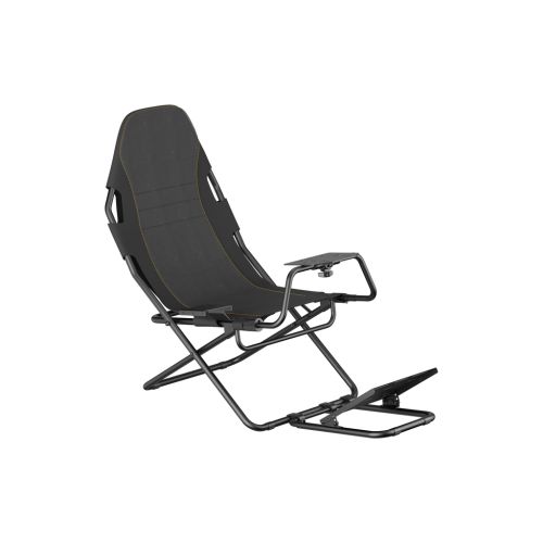 Кресло игровое GamePro з кріпленням для керма, педалей та коробки передач Black (RS400B)