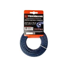 Жилка косильна Tekhmann Квітка кручена з кордом 2,7 мм × 15 м (41527015)
