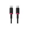 Дата кабель USB-C to USB-C 2.0m 100W Dura Series black red Baseus (P10377803U01-03) - Зображення 1