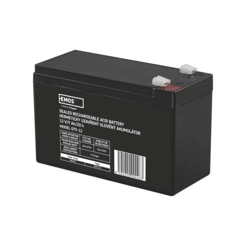 Батарея к ИБП EMOS B9675 AGM 12V 9Ah fast 6,3mm (B9675)