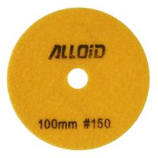 Круг зачистний Alloid Pro, алмазний, шліфувальний, на липучці, 100мм, зерно 150 (DD-63285)