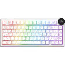 Клавиатура Ajazz AK820 V2 White Peach Switch Wireless/Bluetooth/USB UA White (AK820-V2-WP-S-W)