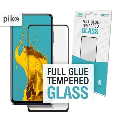 Стекло защитное Piko Full Glue Xiaomi Redmi Note 9T black (1283126510373)