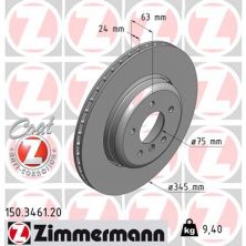 Тормозной диск ZIMMERMANN 150.3461.20