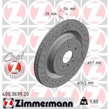 Тормозной диск ZIMMERMANN 400.3699.20
