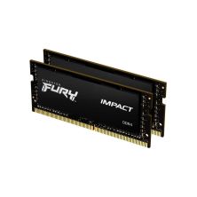 Модуль памяти для ноутбука SoDIMM DDR4 32GB (2x16GB) 2666 MHz Fury Impact Kingston Fury (ex.HyperX) (KF426S15IB1K2/32)