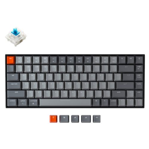 Клавіатура Keychron K2 84 Key Gateron Hot-Swap White LED Brown (K2A3H_KEYCHRON)
