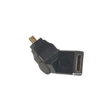 Перехідник HDMI AF to micro HDMI AM, 360 degree PowerPlant (CA910618)
